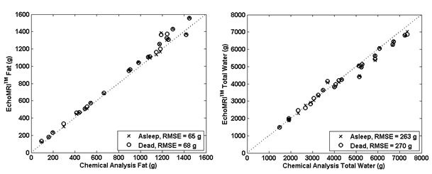 11kg EchoMRI vs Chemical Analysis Body Composition